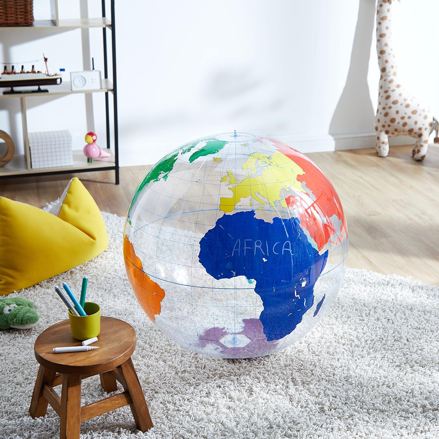 Thumbnail 1 de Learning Resources Globe terrestre gonflable – Map monde éducative pour enfants dès 5 ans