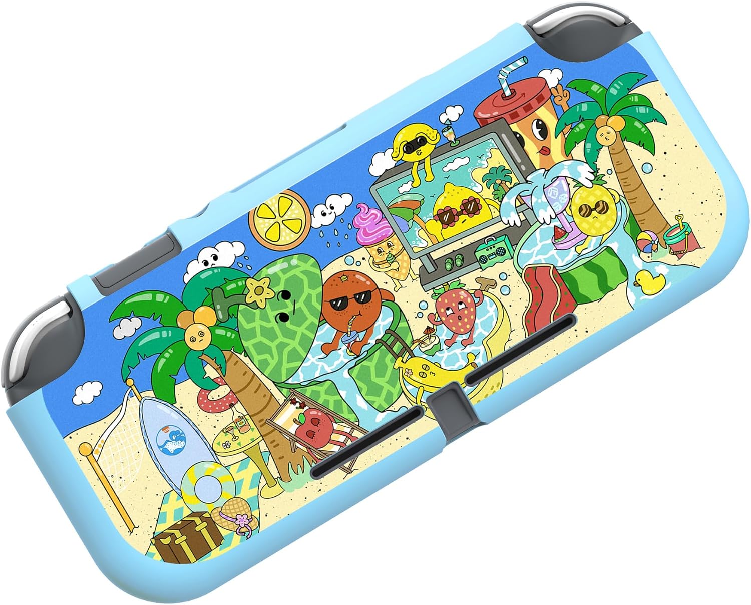 Thumbnail 4 de Playvital Fruity Party protective case for Nintendo Switch Lite (custom soft TPU)