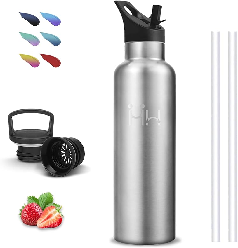 Botella Acero Inoxidable 500 ml para viaje 🚰
