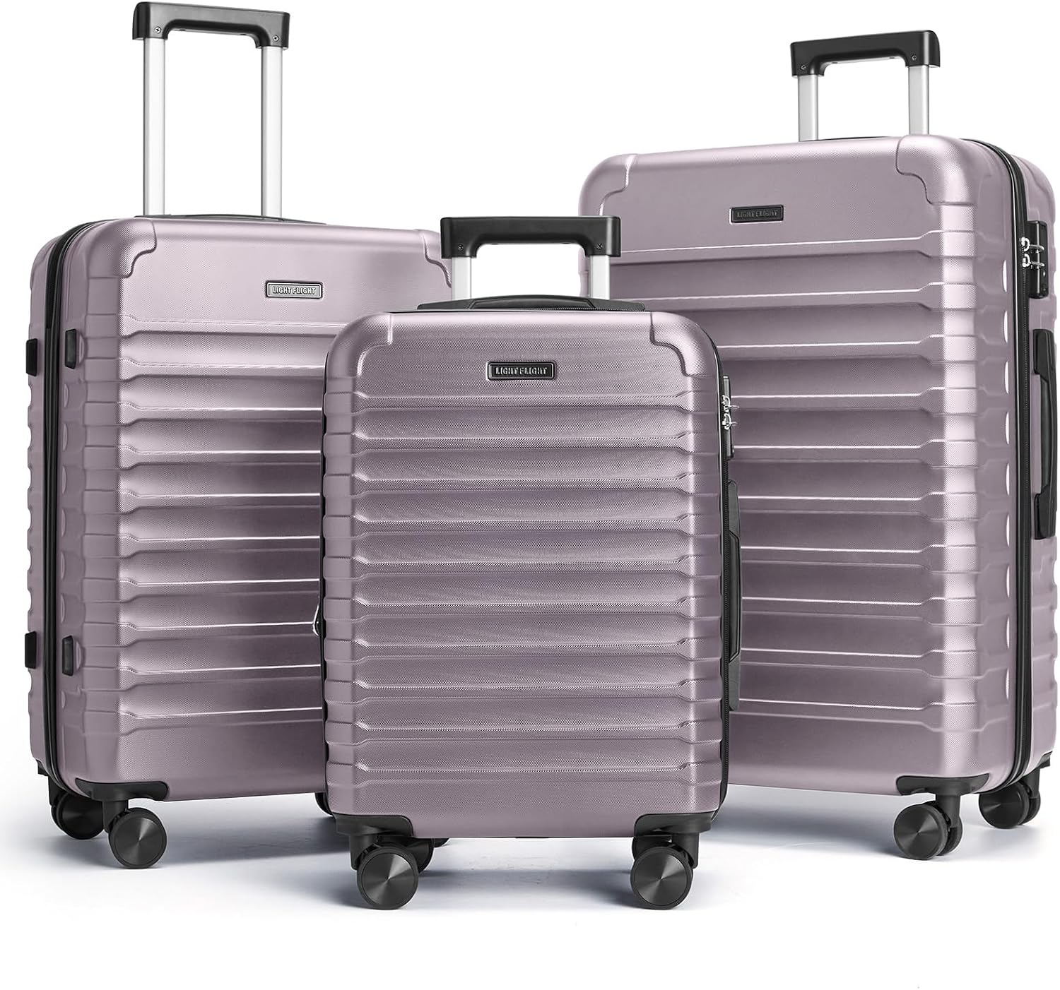 Detalle de LIGHT FLIGHT 3-Piece Hardside Luggage Set 20/24/28