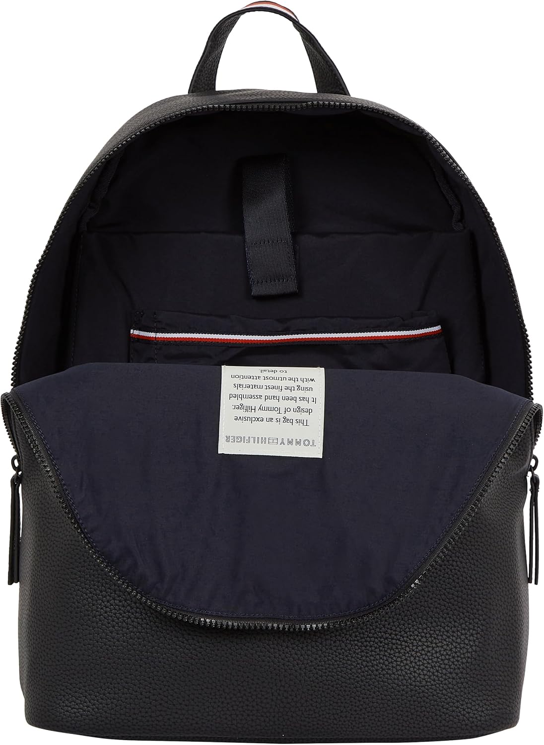 Detalle de Tommy Hilfiger Herren Rucksack Essential PU Backpack – ideal als Handgepäck mit Laptopfach