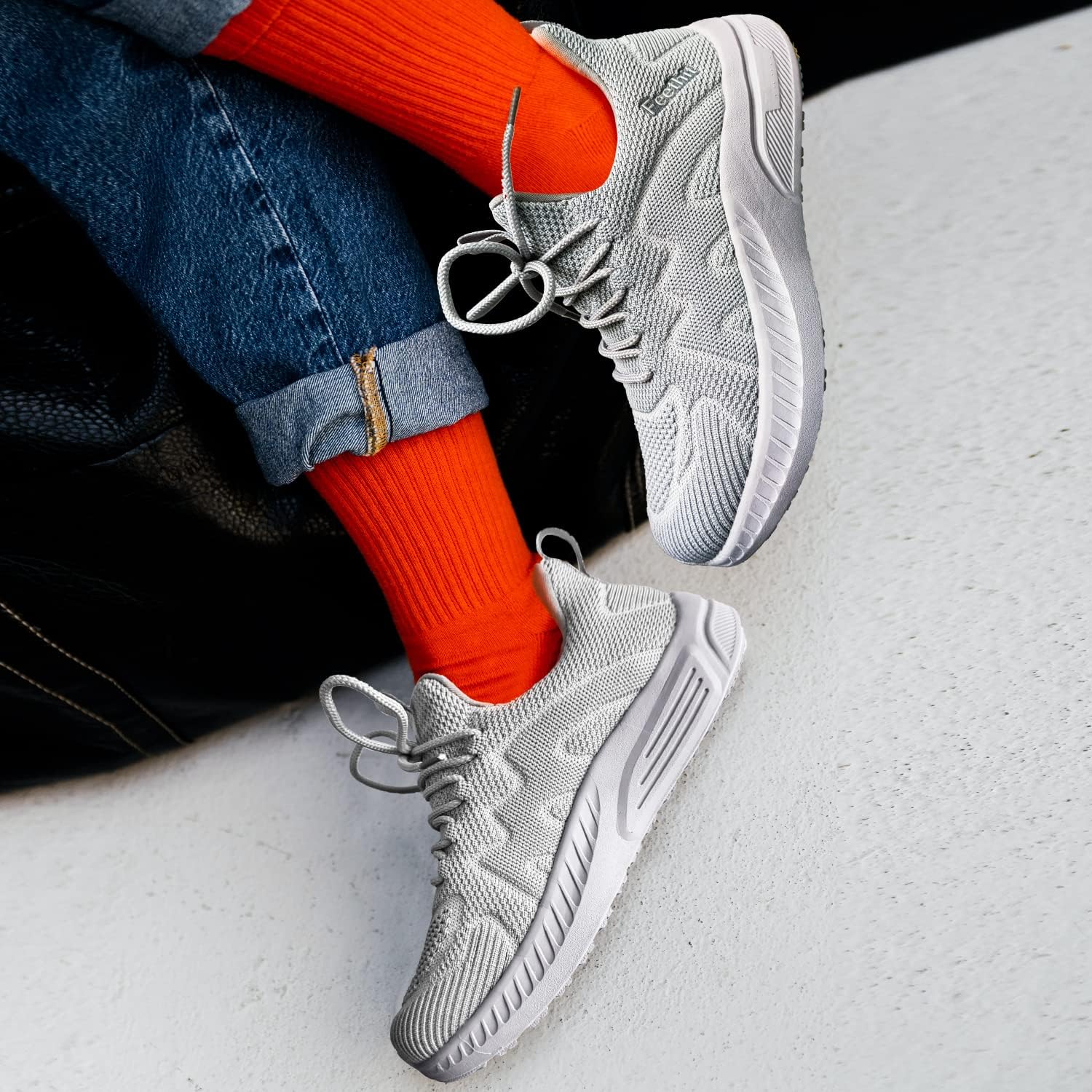 Detalle de Feethit Women Trainers: Lightweight, Breathable Casual Sneaker for Walking and Running