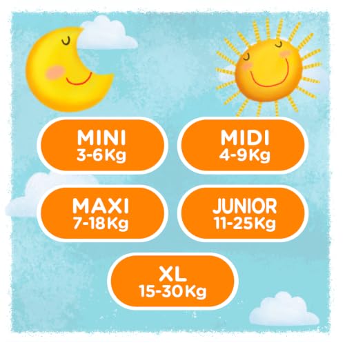 Thumbnail 5 de Pampers Sole e Luna Pannolini Taglia 5 (11-25 kg) – 120 pezzi: comfort, assorbenza e protezione per il bambino
