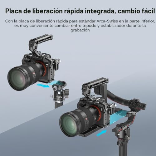 Detalle 2 de (Nueva Versión) SMALLRIG A7RIII / A7III / A7M3 Cage para Sony A7 III / A7R III