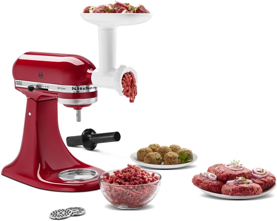 Detalle de KitchenAid Food Grinder Attachment KSMFGA