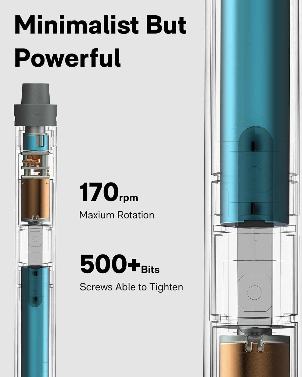 Thumbnail 6 de HOTO 25‑in‑1 Mini Electric Screwdriver 3.7V