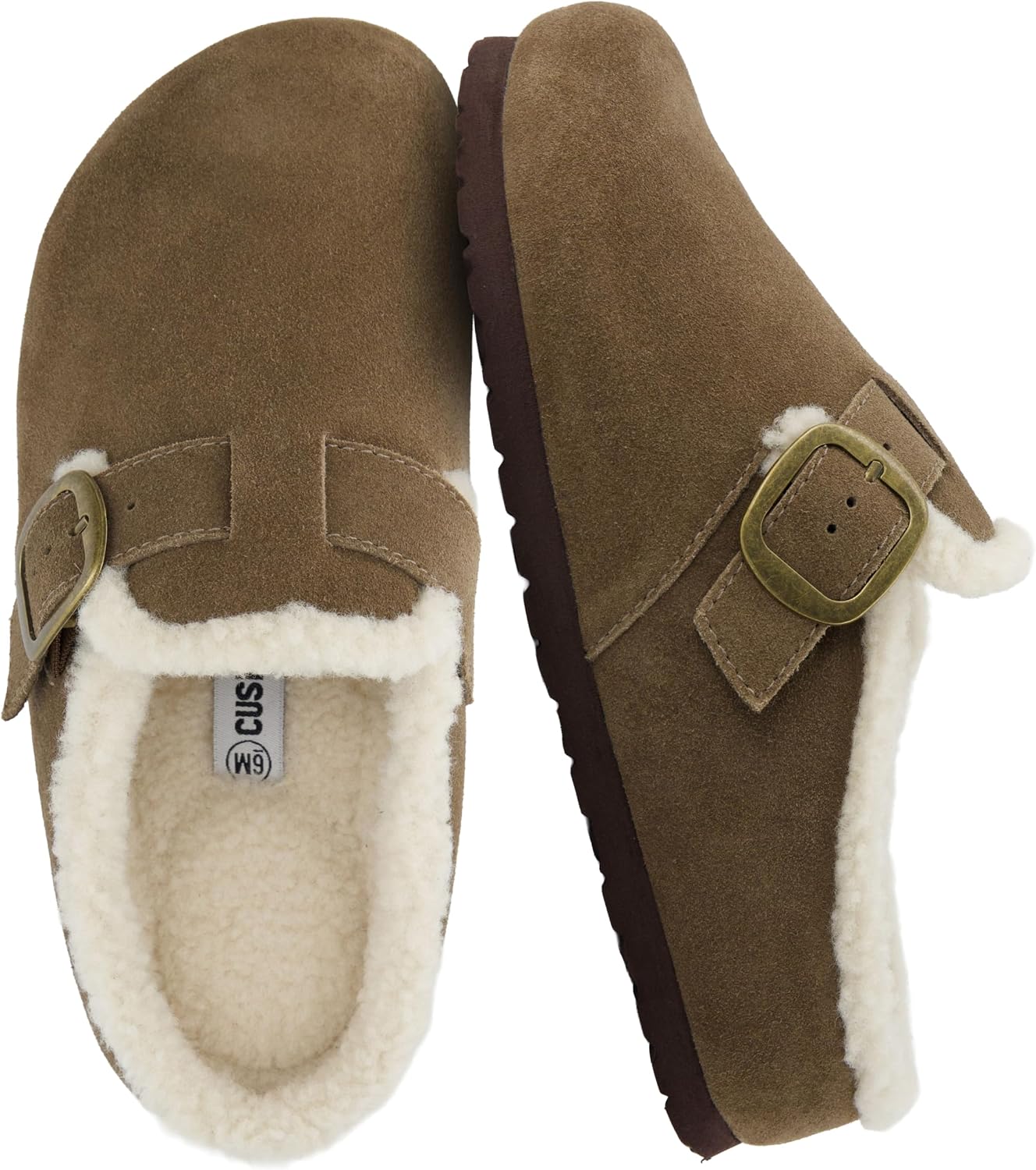 Detalle 2 de CUSHIONAIRE Haven Genuine Leather Clogs for Women 👞