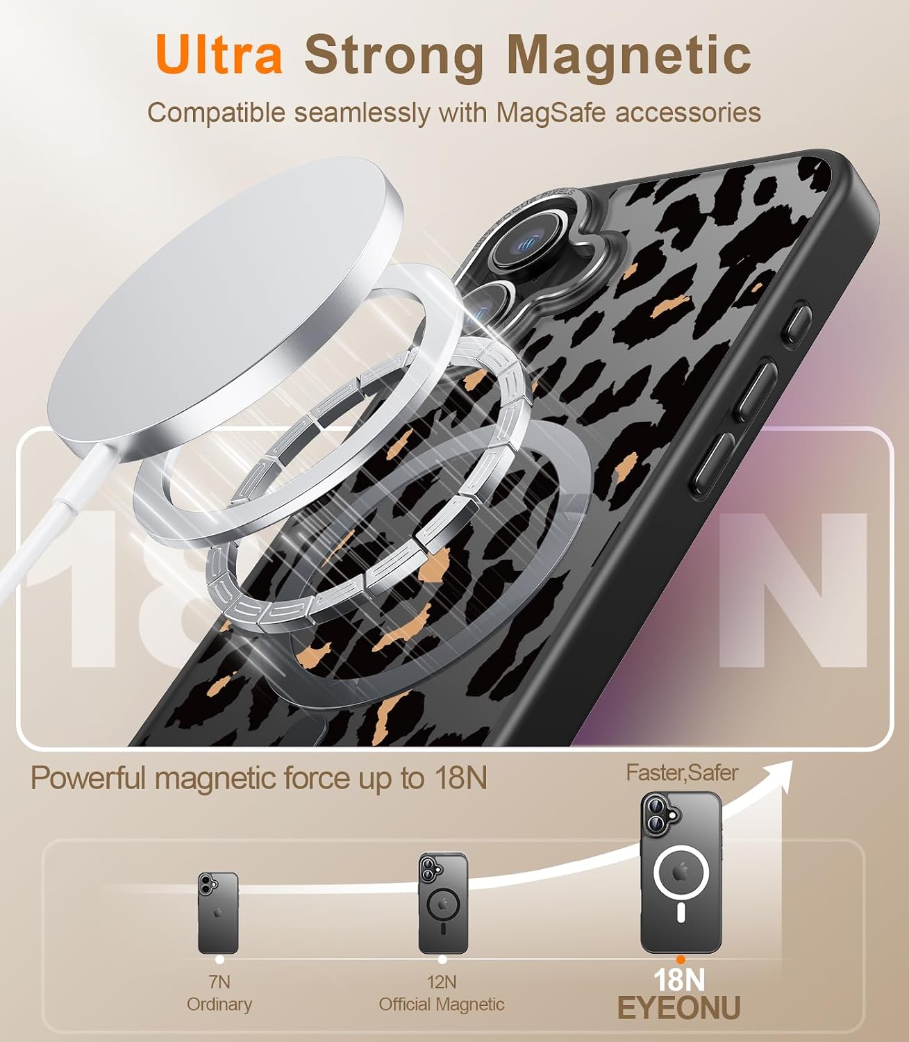 Detalle 2 de FUNMIKO iPhone 17 Case with Privacy Screen Protector