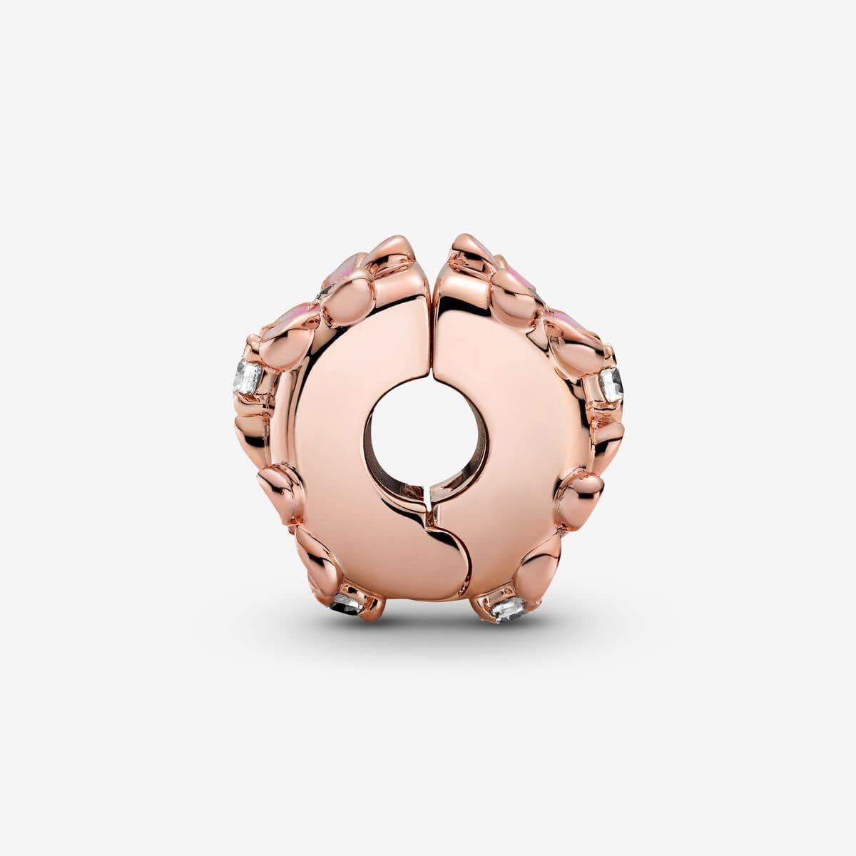 Detalle de Feitery Perlen Charm-Element kompatibel mit Pandora Kirschblüten (Bead Charms für Damen)