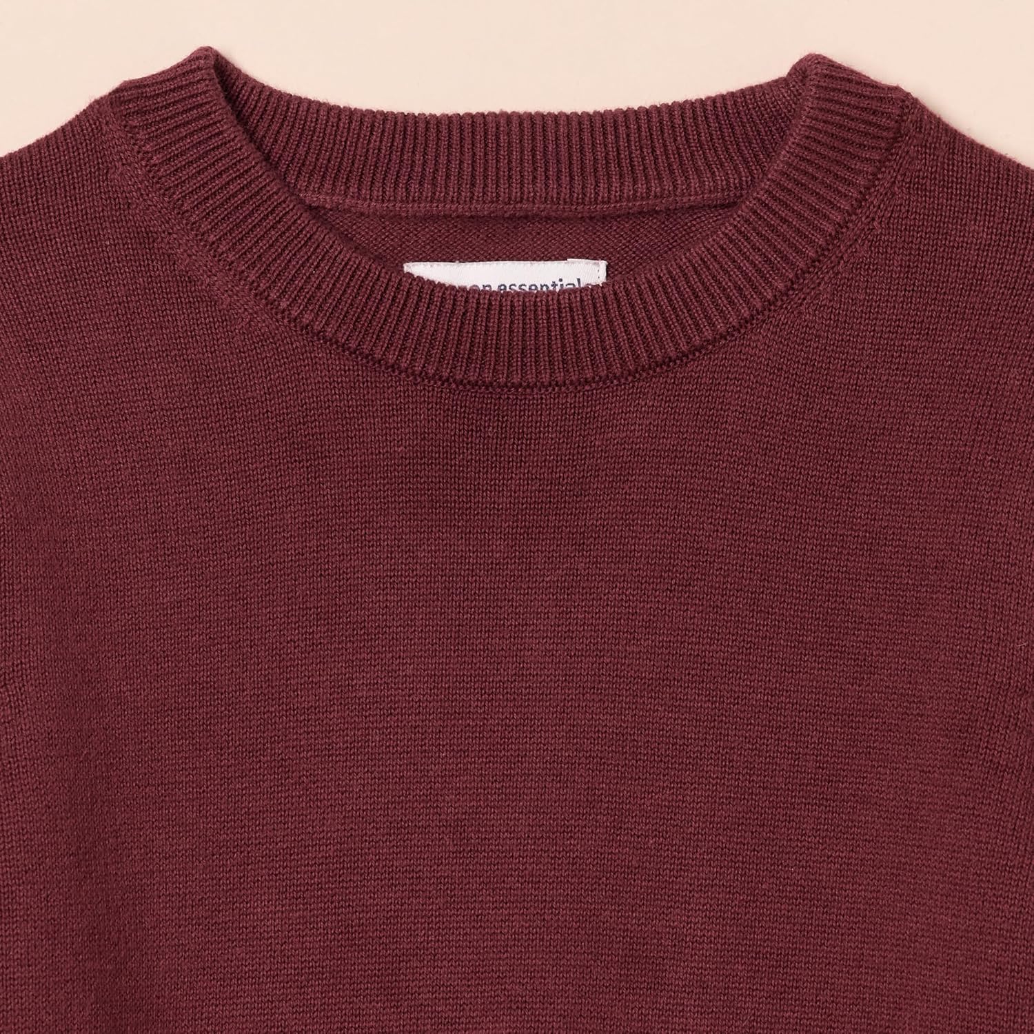 Detalle de Amazon Essentials Jungen Pullover mit Rundhalsausschnitt aus Baumwolle – einheitliche Schul-Optik