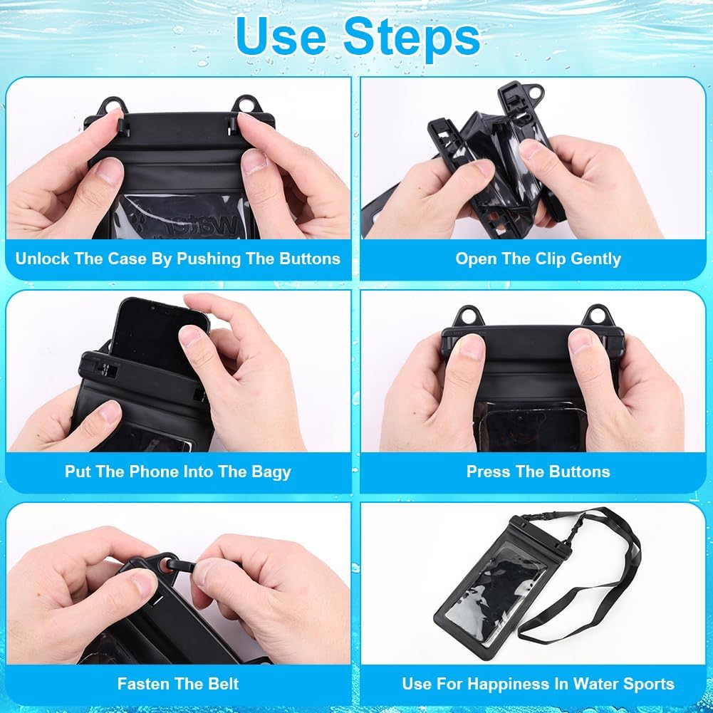 Thumbnail 5 de OFFCUP Pochette étanche pour smartphone IPX8 (2 pièces) jusqu’à 7,5 pouces