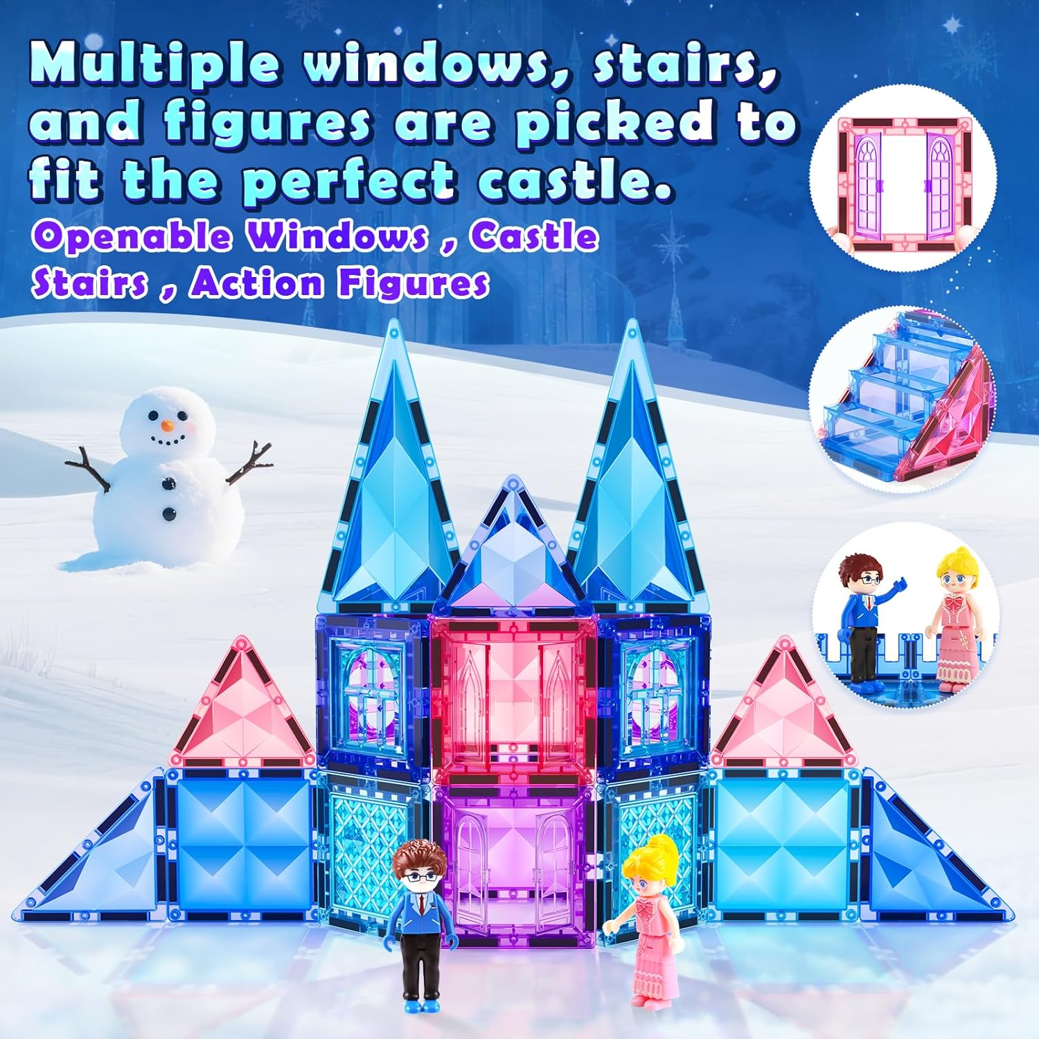 Detalle 2 de Soyee Diamond Magnetic Building Blocks 3-8 Toy set 🧩