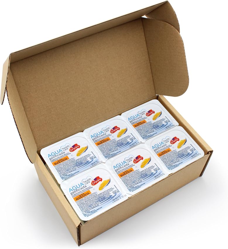 Detalle 2 de CampofrioHealth Care Agua gelificada naranja 100 g Pack