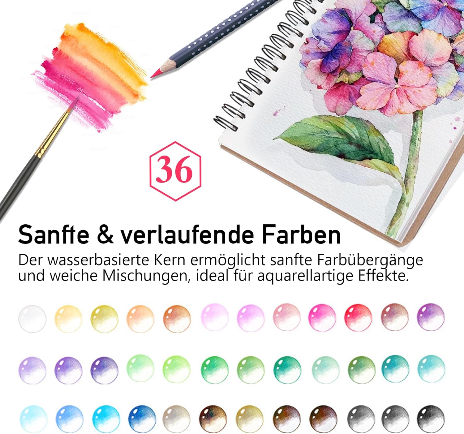 Thumbnail 1 de Surcotto Aquarellstifte 36-teilig 🎨