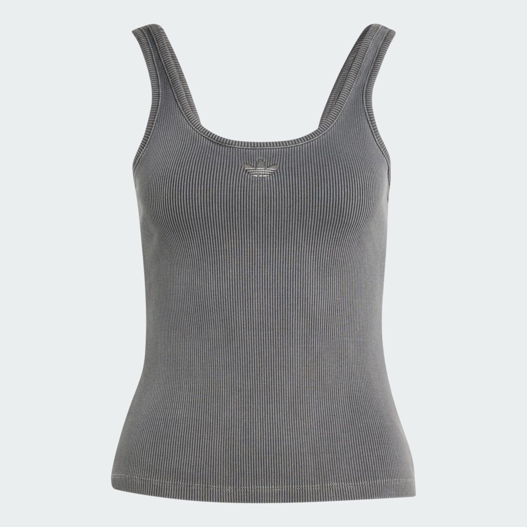 Detalle de Adidas Essentials Linear, camiseta de tirantes negra