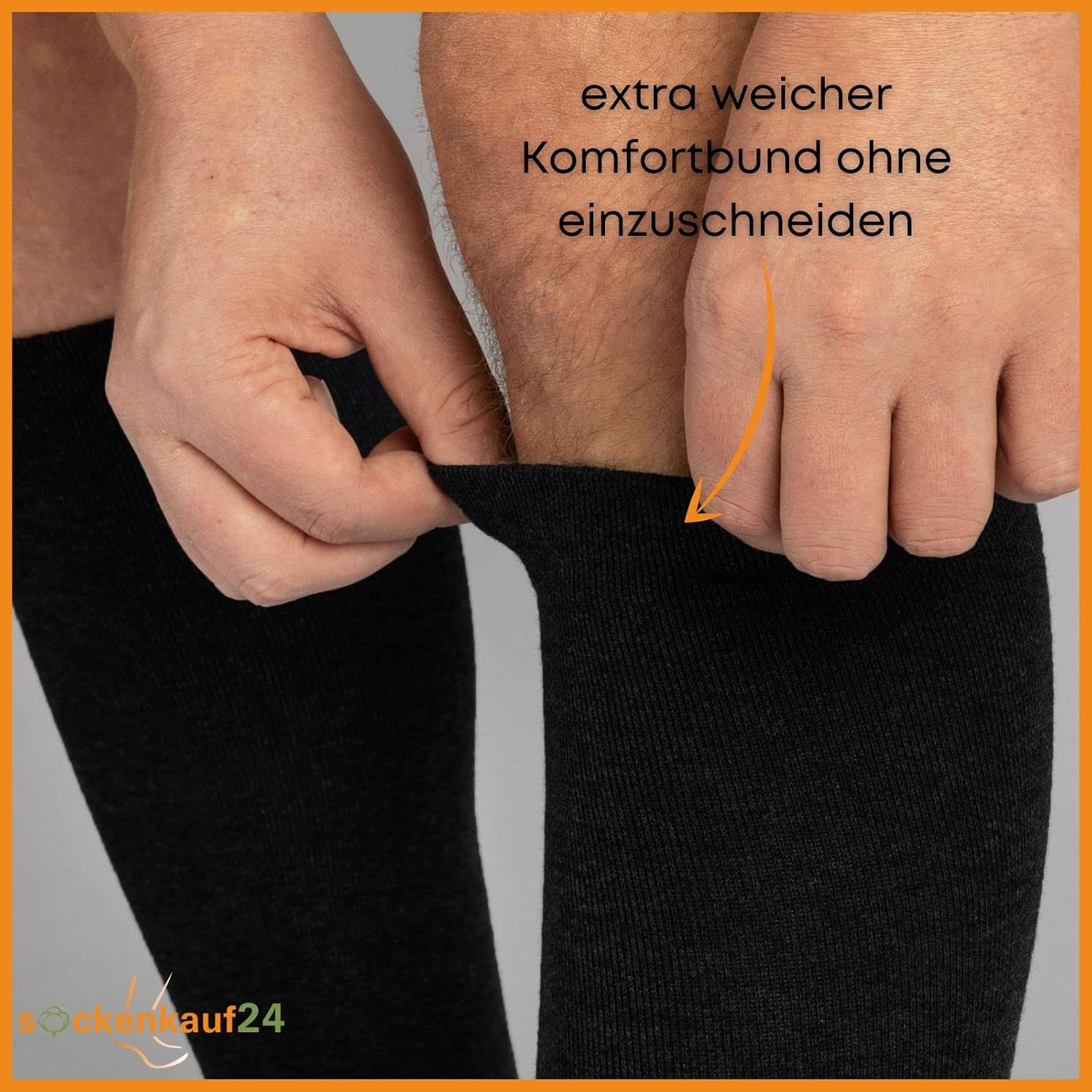 Detalle 2 de sockenkauf24 Stützstrümpfe 2 Paar Kompressionsstrümpfe