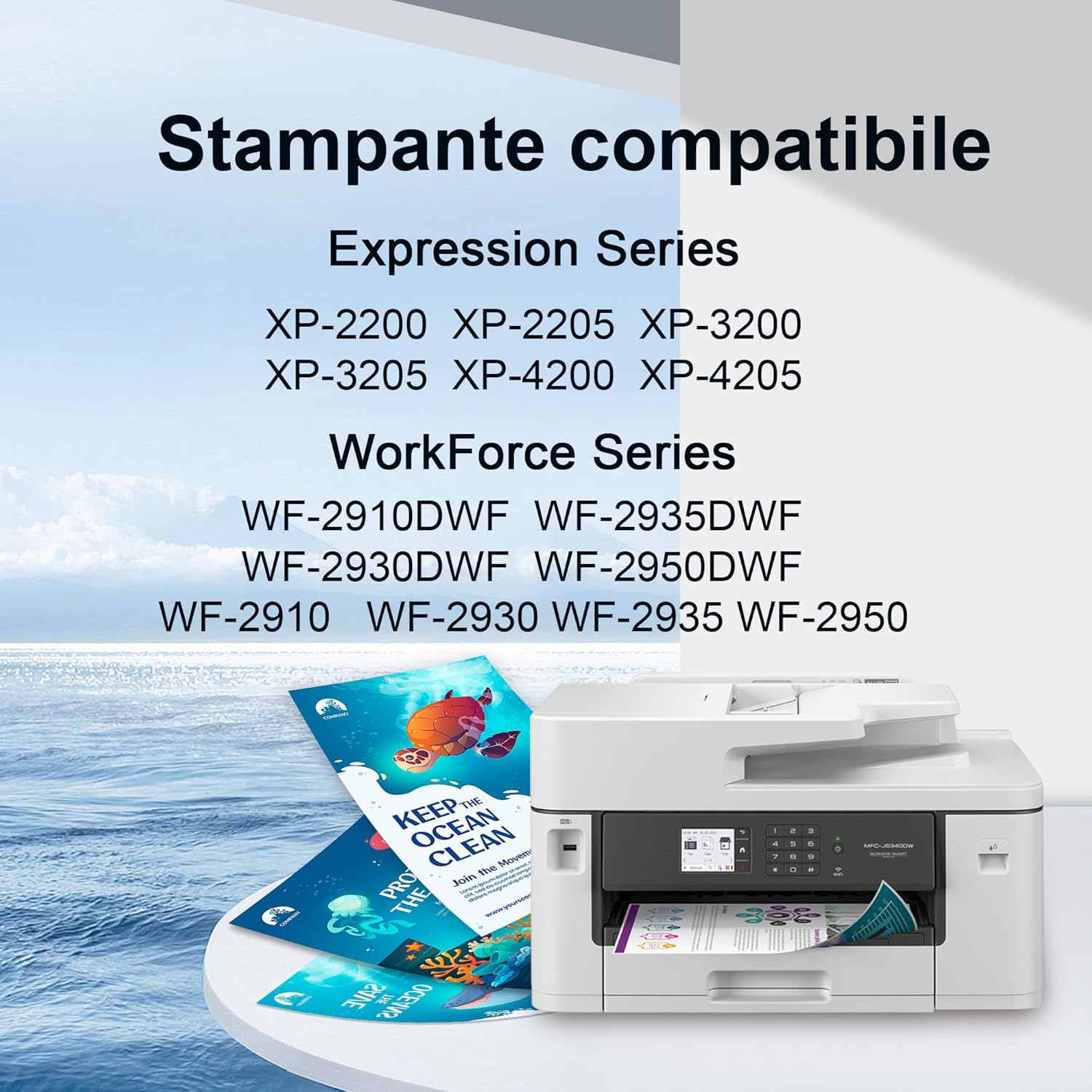 Thumbnail 1 de Uiprint Compatibili 604XL - Cartucce d'inchiostro per XP-2200/XP-3200/XP-4200 e Workforce WF-2910DWF a 12 pezzi