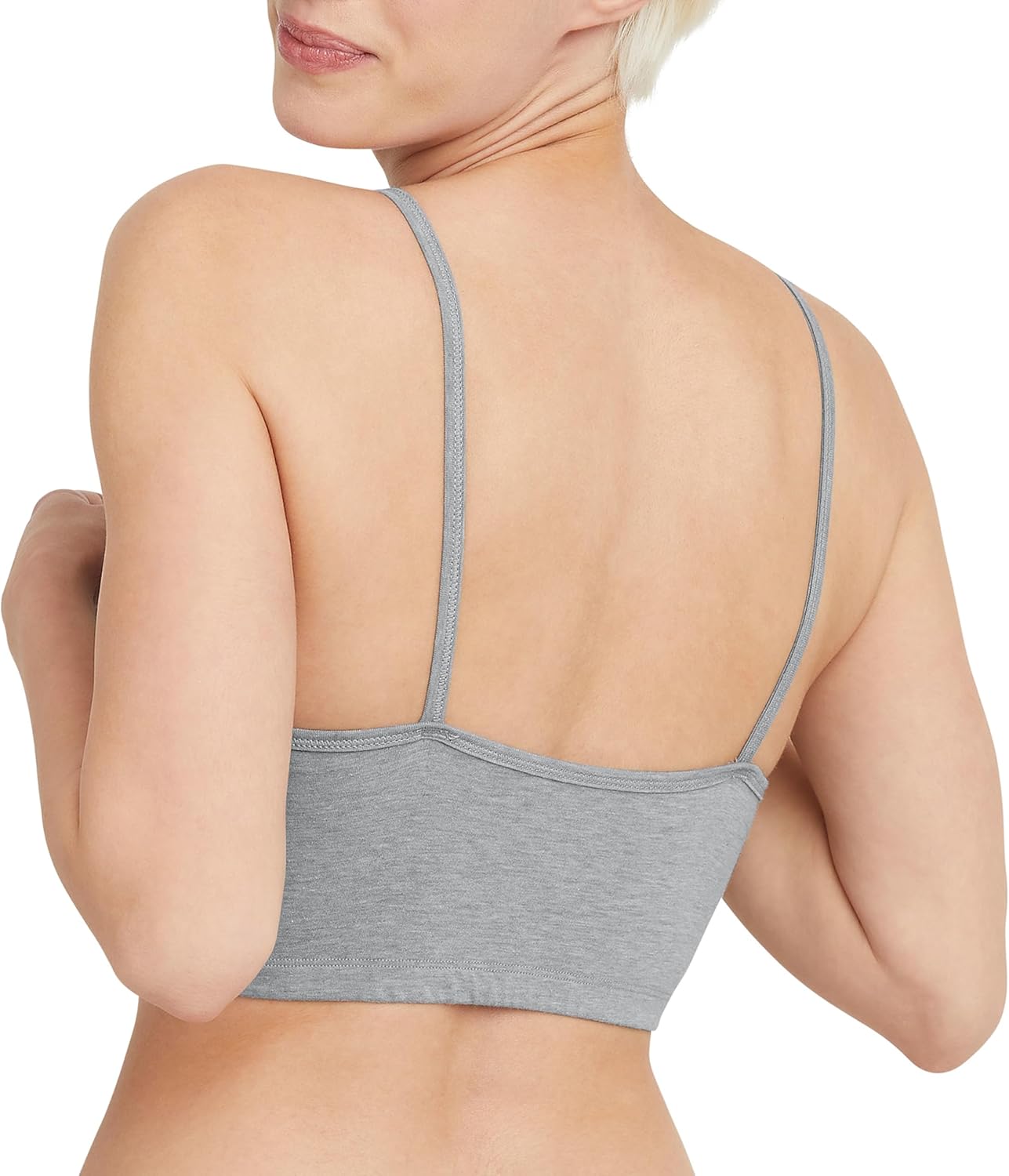 Thumbnail 2 de Hanes 3-Pack Short Crop Bralette for Women — Soft, Wireless Support and Cool Comfort