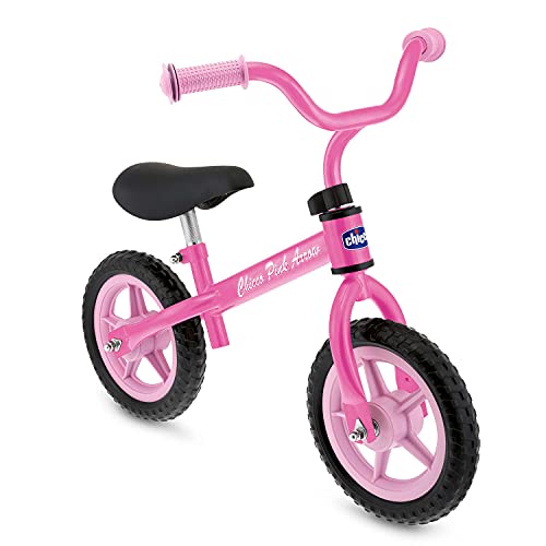 Detalle de Chicco Pink Arrow Balance Bike: bici senza pedali per l'equilibrio, regolabile e leggera