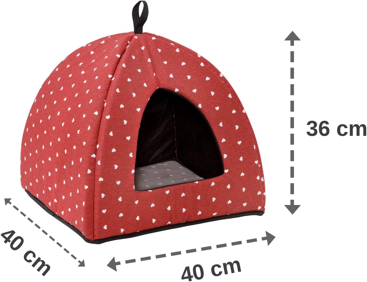 Detalle 2 de Baroni Home Lettino Cuccia a Piramide 40x40