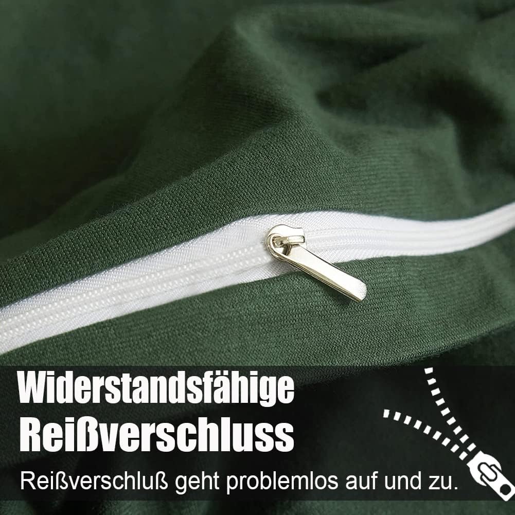 Detalle de Soifox Bettwäsche 200x200 Grün