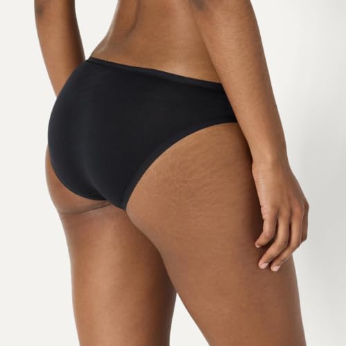 Thumbnail 1 de Amazon Essentials Slip bikini in cotone, pacco da 6, nero, taglia 50