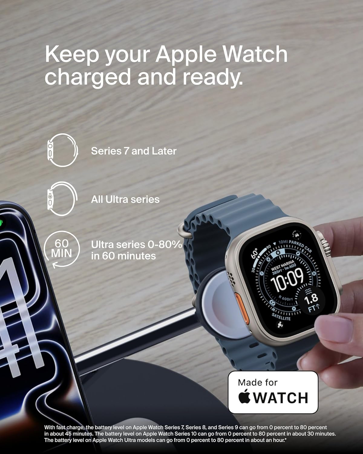 Thumbnail 3 de Belkin MagSafe 3-in-1 Charger 40W