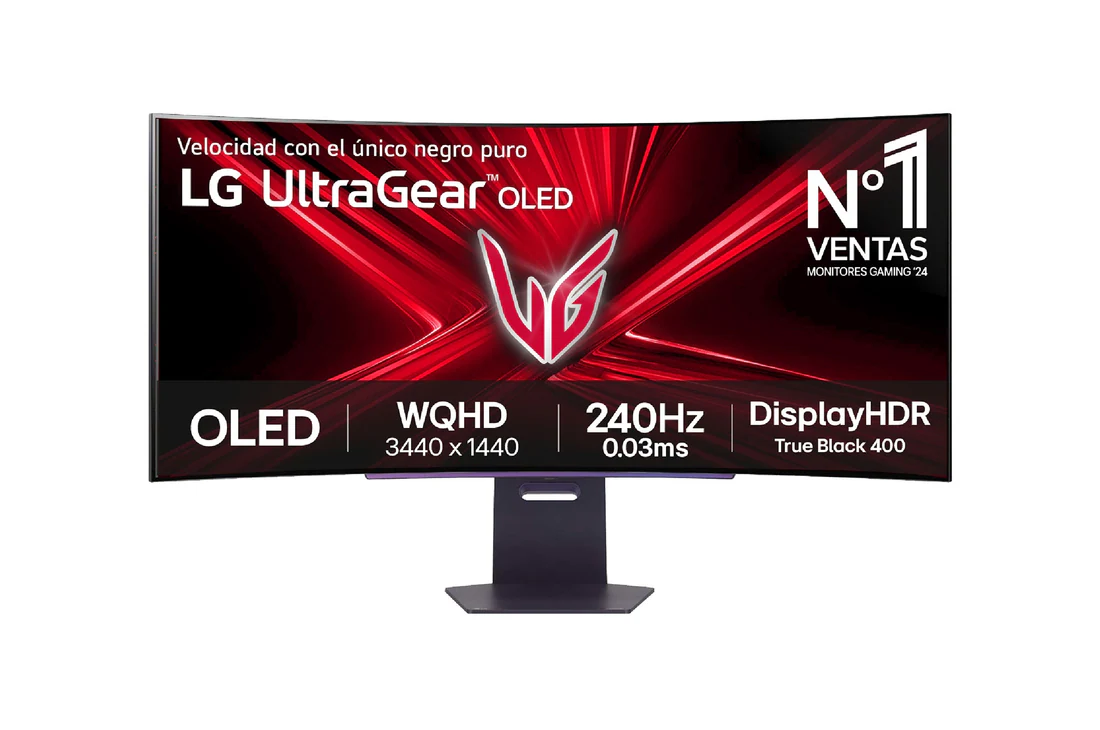 Detalle de LG UltraGear 45GS95QE-B Monitor 45" WQHD 240 Hz