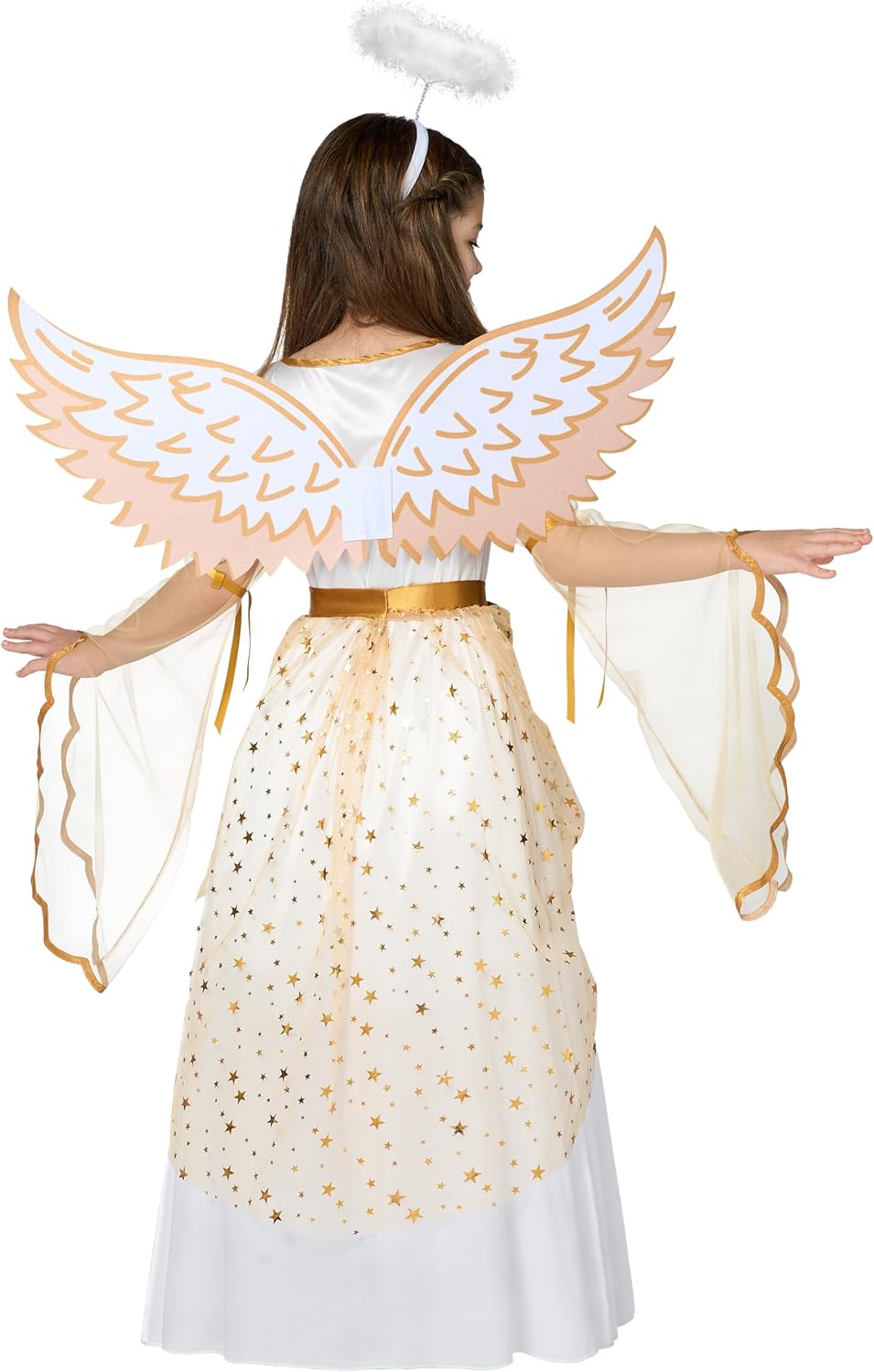 Detalle 1 de Spooktacular Creations Girls' Angel Costume, X-Large