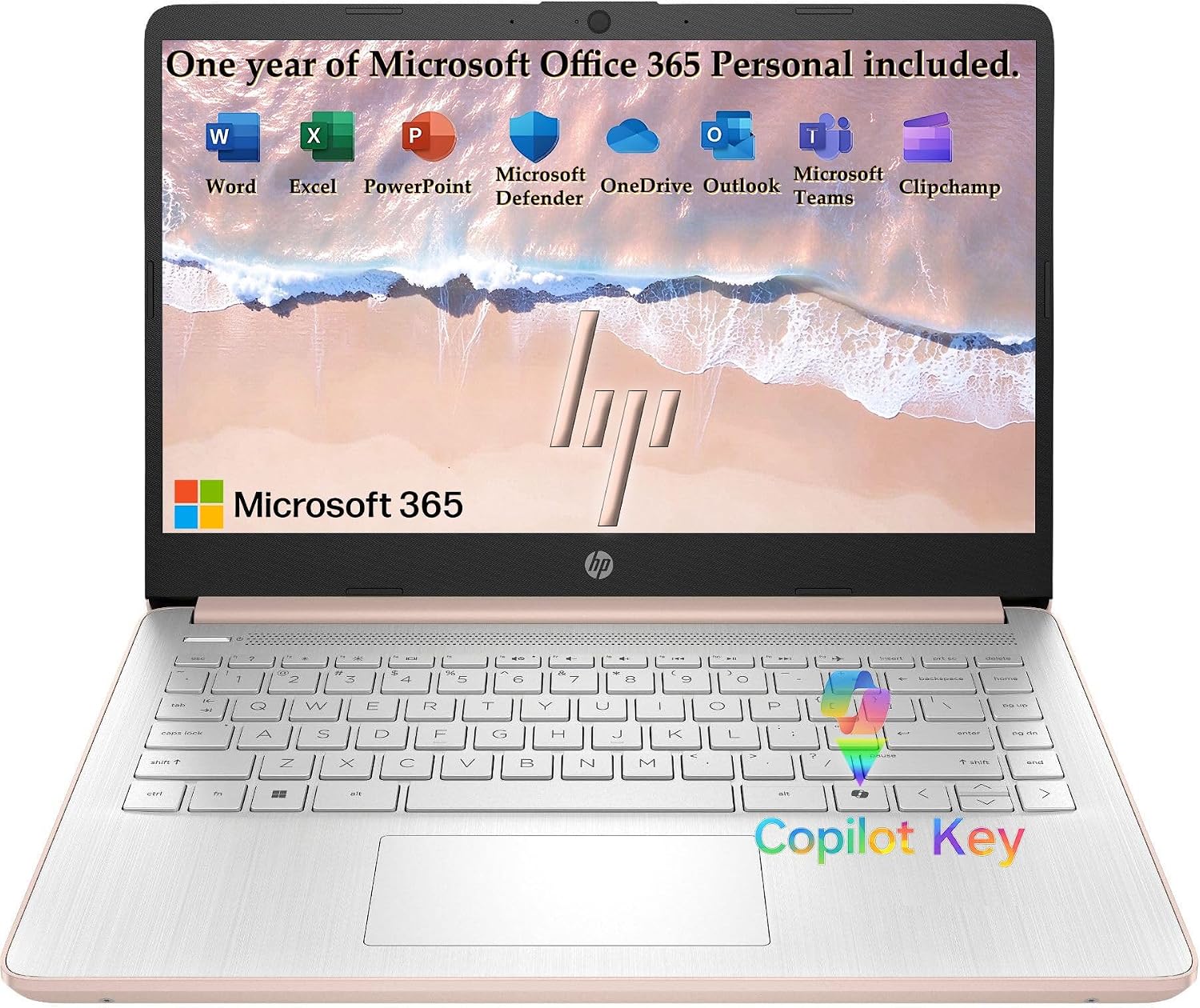 Detalle de HP Laptop with 128GB Storage