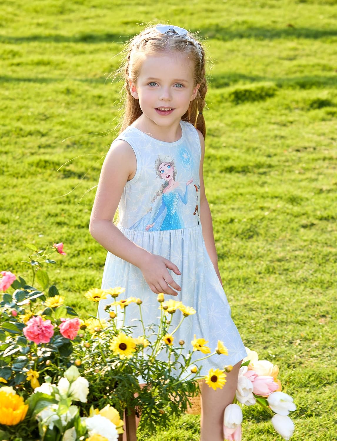 Thumbnail 3 de Disney Minnie Mouse Princess Elsa Stitch Dress for Girls