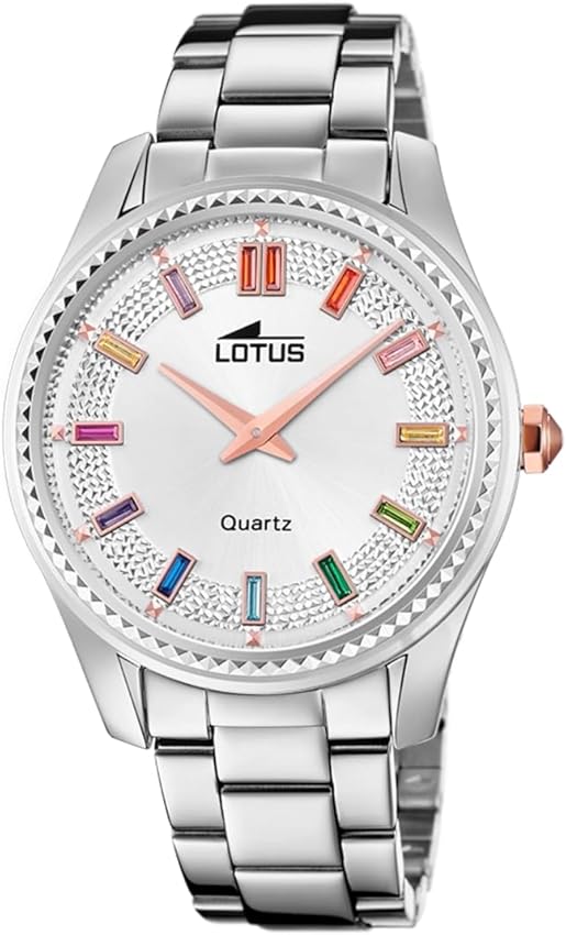 Detalle de Lotus 18898/2 Reloj mujer 5 atm plateado