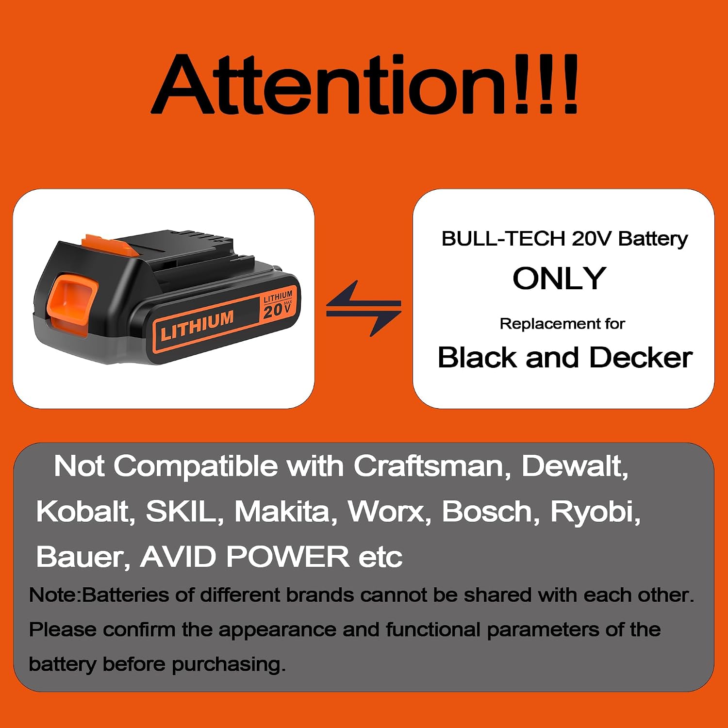 Detalle 2 de BULL-TECH Replacement Battery 2.0Ah
