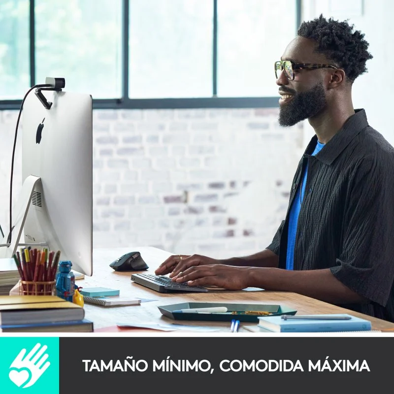 Detalle de Logitech MX Keys Mini Teclado Inalámbrico Bluetooth Grafito – compacta precisión para productividad cotidiana