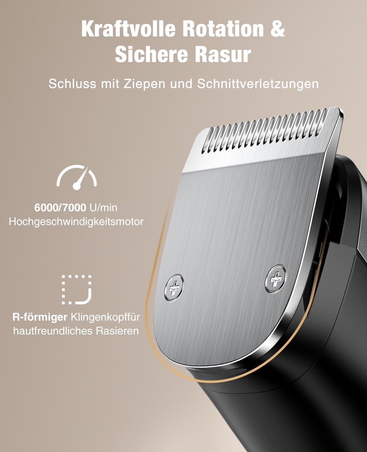 Thumbnail 5 de 12-in-1 Barttrimmer Herren IPX7
