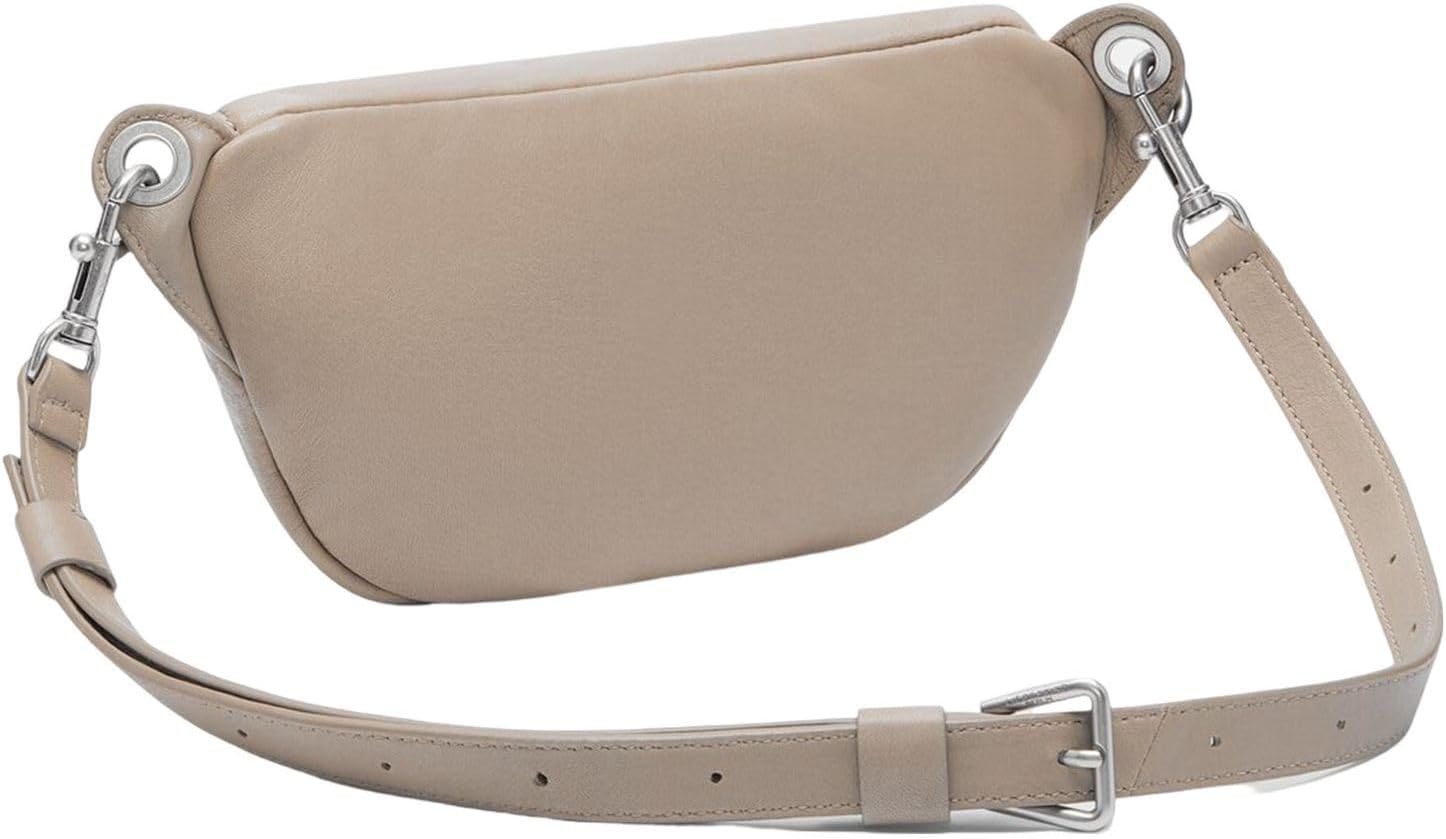 Detalle de Liebeskind Berlin Gürteltasche Tavia S – Leder Beltbag für Damen, 14 x 32 cm