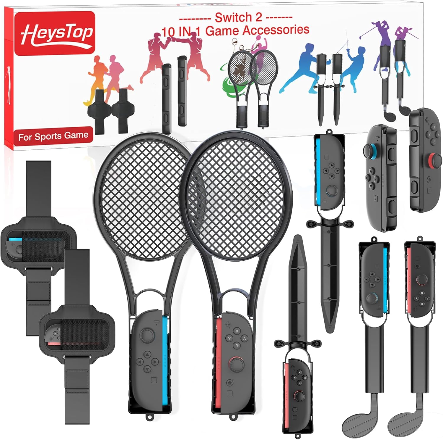 HEYSTOP Sports Accessories Bundle 10-in-1