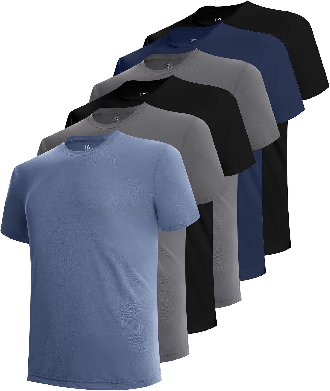 Detalle de BAMBOO COOL Men's Undershirts, 6-Pack