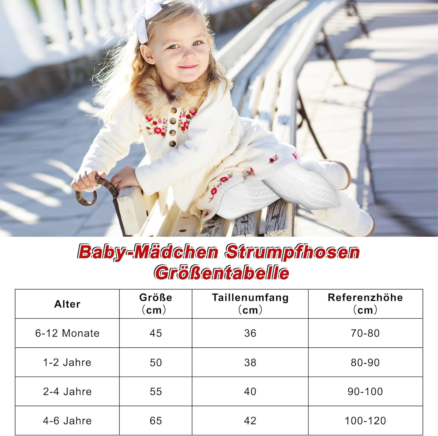 Thumbnail 6 de GENTABY Baby Strumpfhose Anti-Rutsch 3 Paar