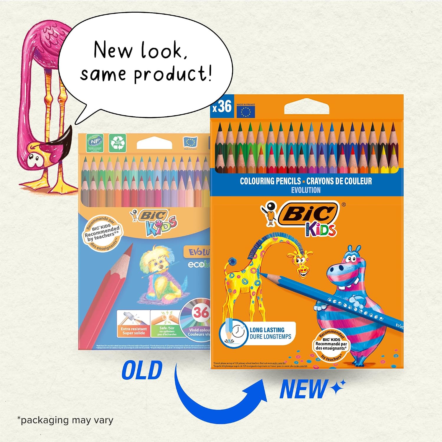 Detalle 2 de BIC Kids Evolution 36 Colour Pencils