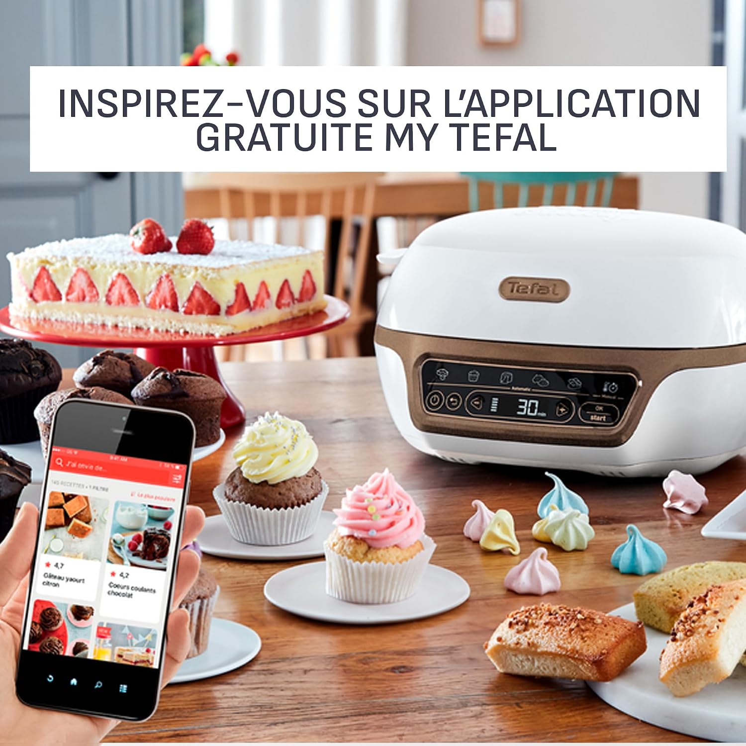 Thumbnail 4 de Tefal Cake Factory YY5726FG four à gâteaux intelligent