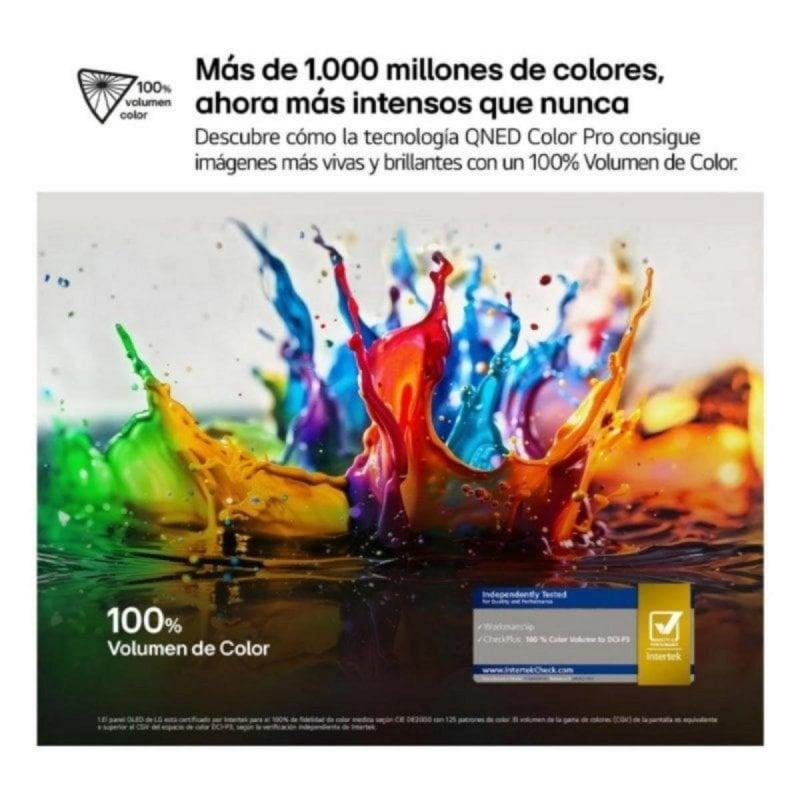 Detalle de LG QNED84A6C 65QNED84A6C 65" 4K UltraHD Smart TV con WebOS, HDR10 y Dolby Digital