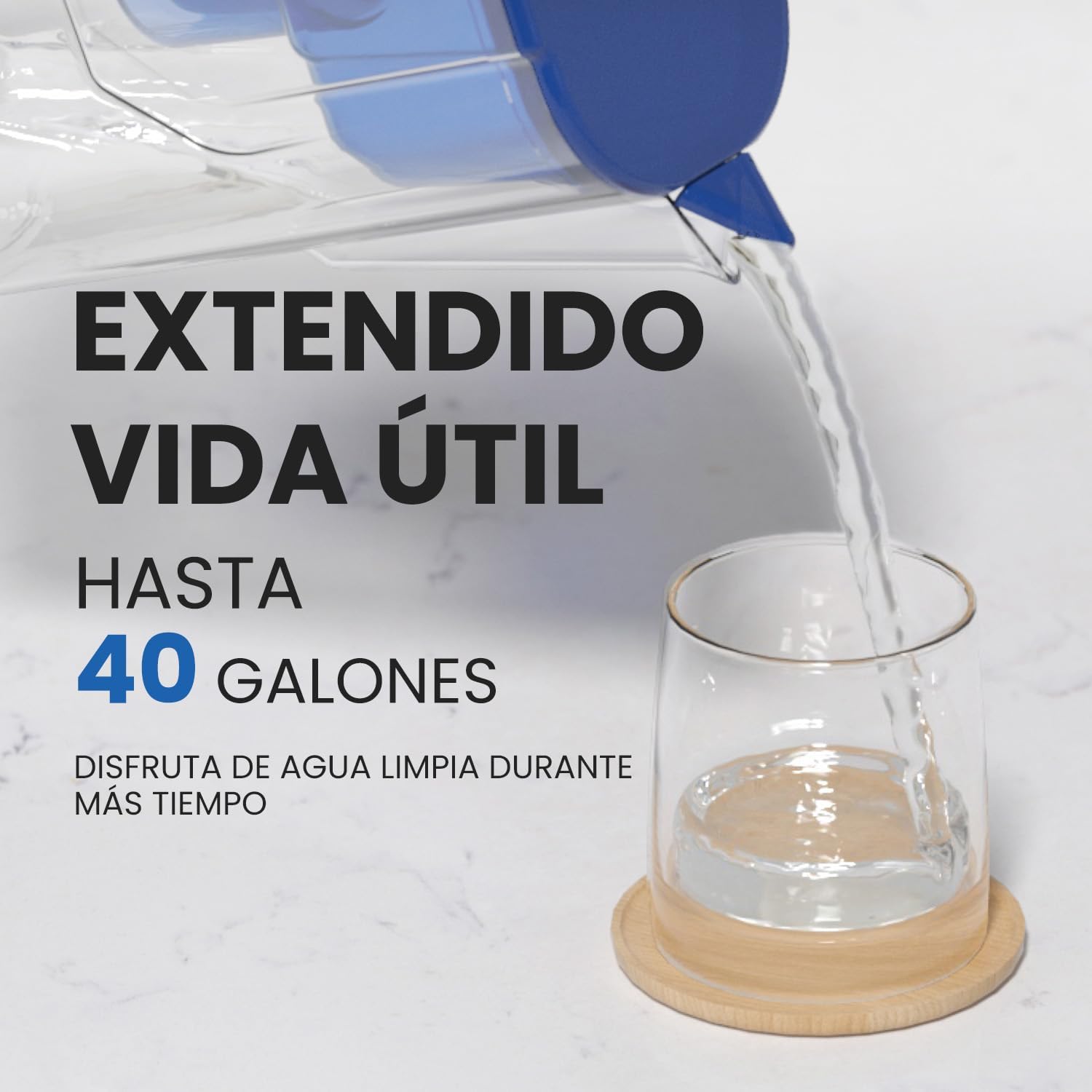 Detalle 1 de EVERSPRING Filtro de agua 6 piezas