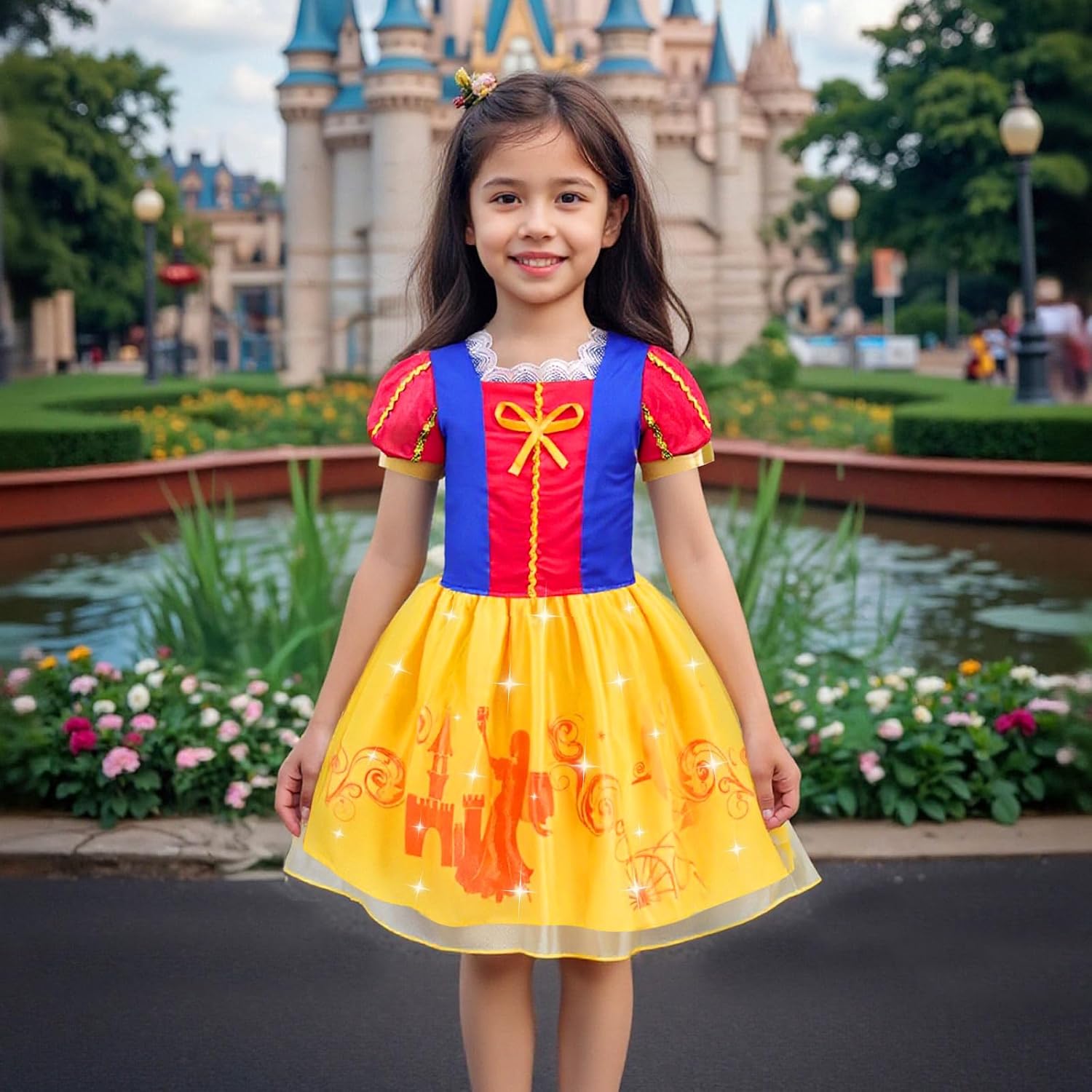 Thumbnail 3 de WIKITOT Princess Costumes 4 sets for girls