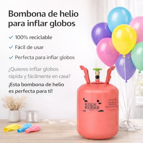 Thumbnail 1 de Hilarious Bombona de Helio pequeña para globos 0,14 m³