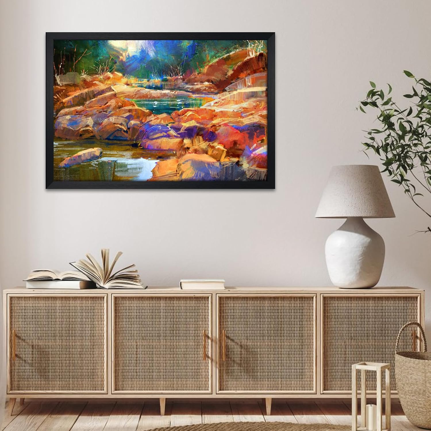 Detalle de Giftgarden 24x36 Inch Poster Frame in Black Aluminium - 63.4 x 93.8 cm, 61x91.4 cm Display Area