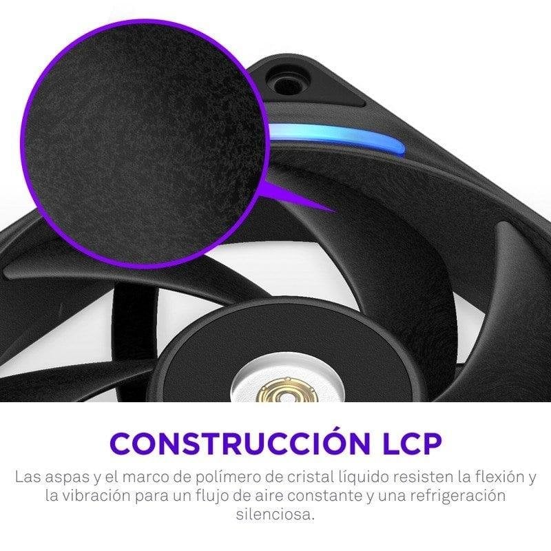 Thumbnail 2 de NZXT F120X: Ventilador suplementario 120 mm PWM ARGB para PC con iluminación multizona