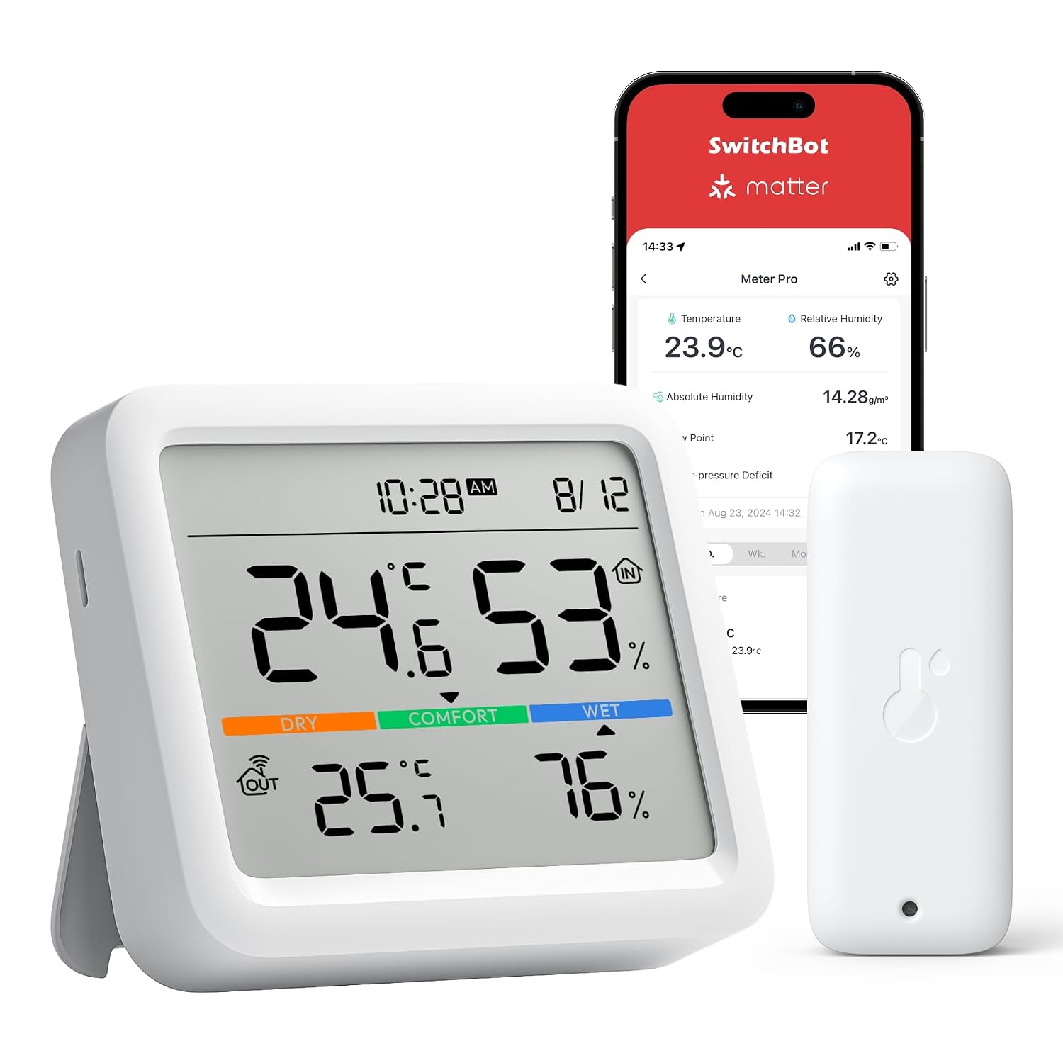 Detalle de SwitchBot Meter Pro stazione meteo 9,2 cm