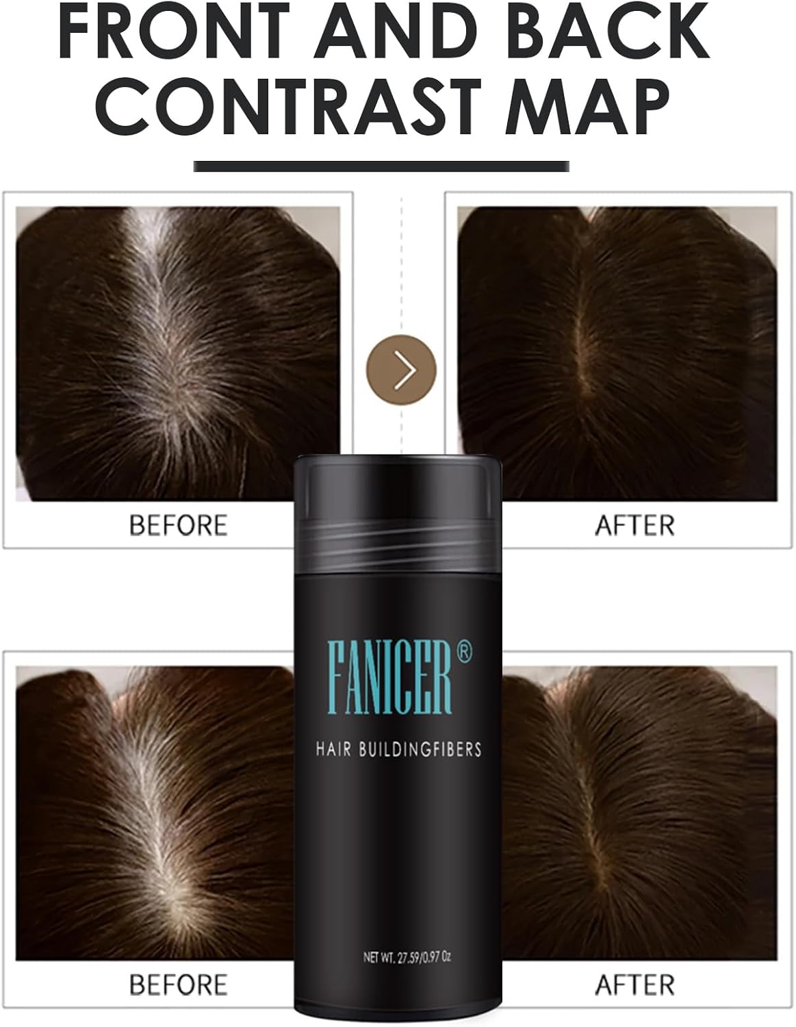 Thumbnail 4 de Fibras Capilares Hair Fiber 27.5g para volumen y densidad 💇♀