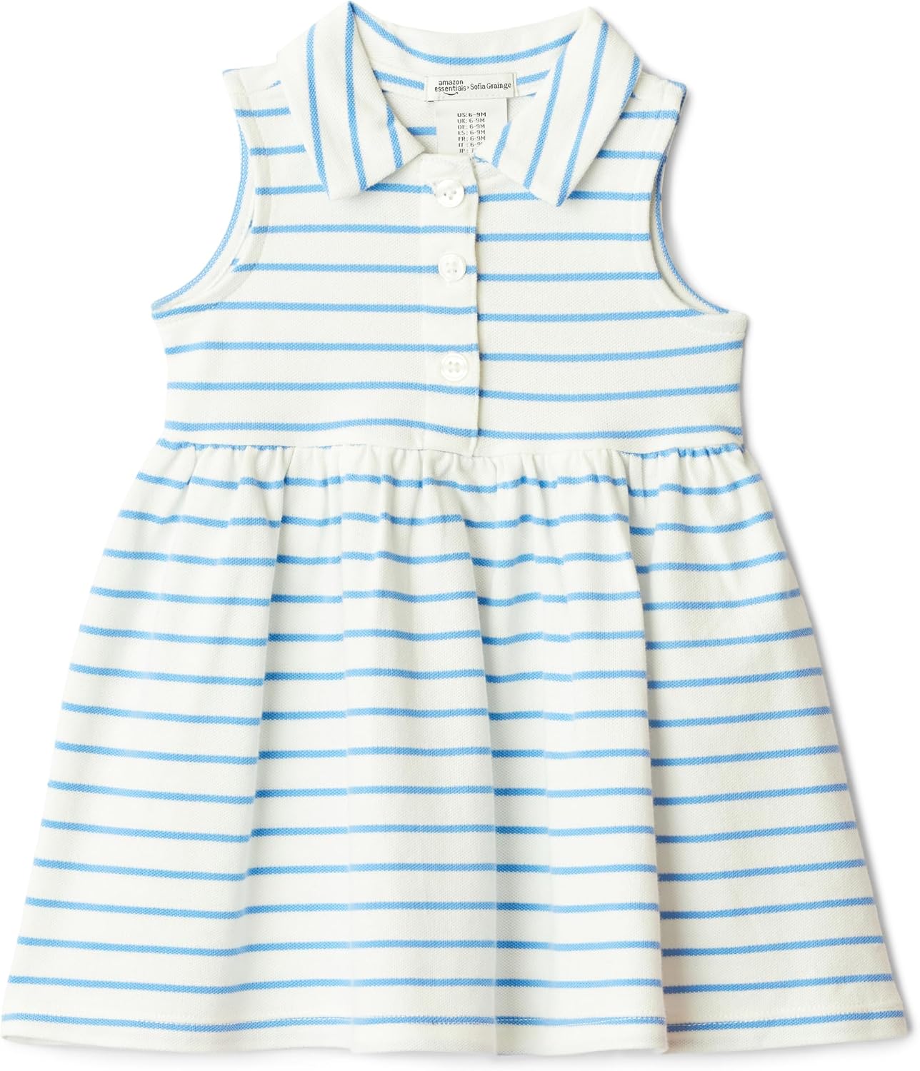 Thumbnail 6 de Amazon Essentials x Sofia Grainge Mädchen Ärmelloses Kleid aus Baumwollpiqué